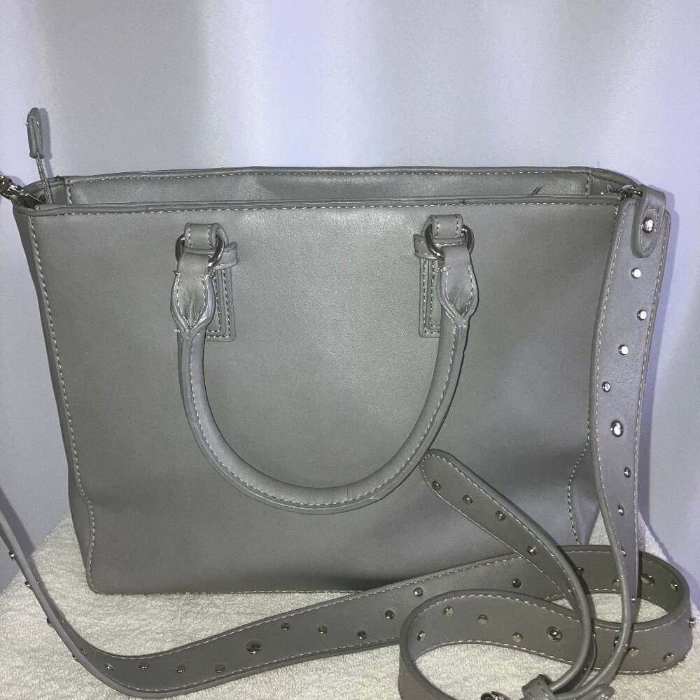 Nine West Gray Faux Leather Handbag or Crossbody Bag           FREE SHIPPING
